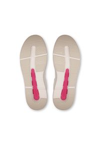 On - ON The Roger Advantage White | Pink Sneakersy damskie. Okazja: na co dzień, na spacer. Kolor: biały. Materiał: skóra. Szerokość cholewki: normalna. Sport: tenis, turystyka piesza #5