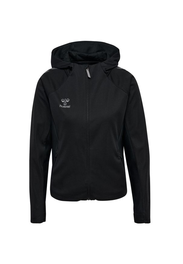 Damska bluza dresowa z kapturem Hummel Cima 2.0. Typ kołnierza: kaptur. Kolor: czarny. Materiał: dresówka