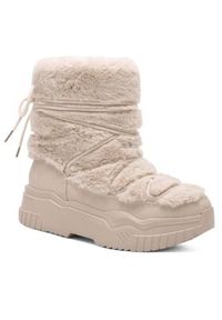 DeeZee Śniegowce NELA WS6009-01 Beżowy. Kolor: beżowy. Materiał: materiał #4