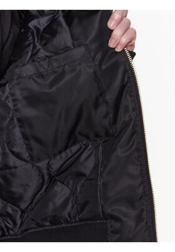 Versace Jeans Couture Kurtka bomber 74GASD07 Czarny Regular Fit. Kolor: czarny. Materiał: syntetyk