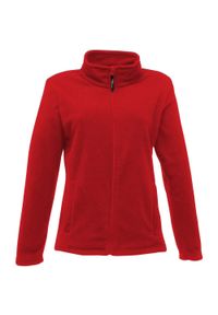 Regatta - Polar Z Suwakiem Damski Micro. Kolor: czerwony. Materiał: polar. Sezon: zima. Sport: turystyka piesza #1
