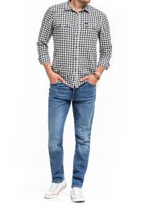 Mustang - MUSTANG TRAMPER TAPERED MĘSKIE SPODNIE JEANSOWE JEANSY DENIM BLUE 1014043 5000 682. Okazja: na spotkanie biznesowe, na randkę, na co dzień, do pracy. Styl: sportowy, casual, biznesowy, klasyczny, elegancki #5