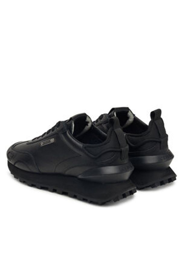 Iceberg Sneakersy IU1811 Czarny. Kolor: czarny. Materiał: skóra