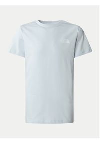 The North Face T-Shirt Redbox NF0A87NM Błękitny Regular Fit. Kolor: niebieski. Materiał: bawełna #3