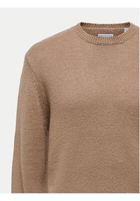 Only & Sons Sweter Anthony 22029798 Beżowy Regular Fit. Kolor: beżowy. Materiał: syntetyk