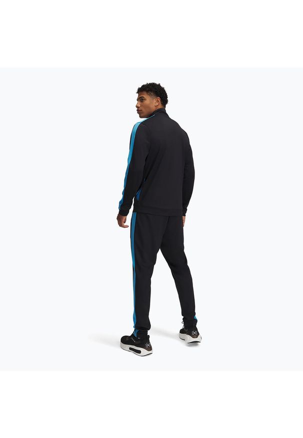 Dres męski Under Armour UA Knit Track Suit. Kolor: czarny. Materiał: dresówka