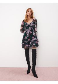 Mohito - Szyfonowa sukienka mini - Czarny. Kolor: czarny. Materiał: szyfon. Długość: mini #2