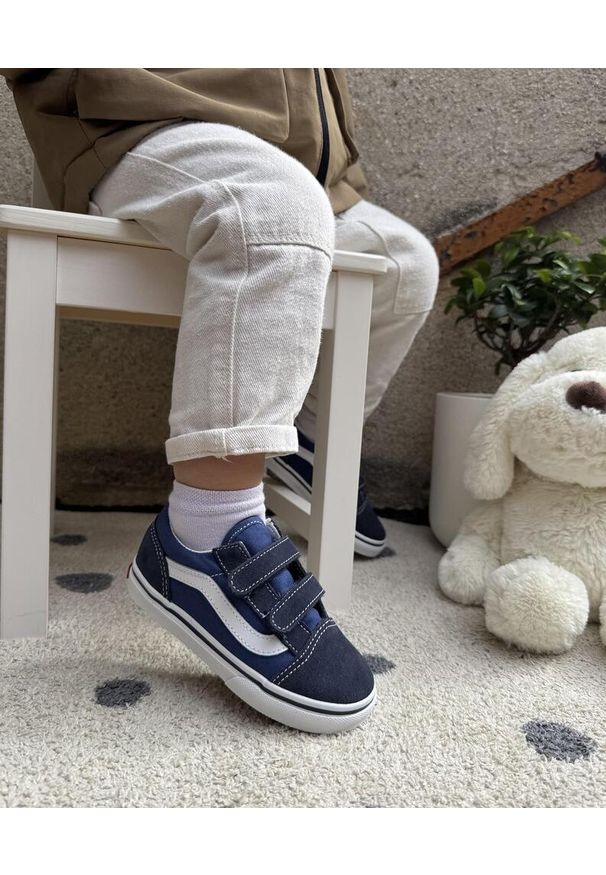 Buty Chłopak Vans Old Skool niebieski. Okazja: na co dzień. Kolor: niebieski. Model: Vans Old Skool