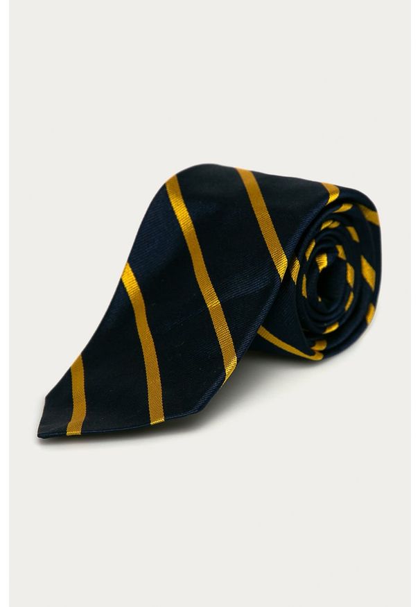 Polo Ralph Lauren - Krawat. Kolor: niebieski. Materiał: tkanina