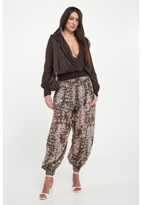 Pinko - Bluzka damska szyfonowa z kapturem Castiglione PINKO. Typ kołnierza: kaptur. Materiał: szyfon #2