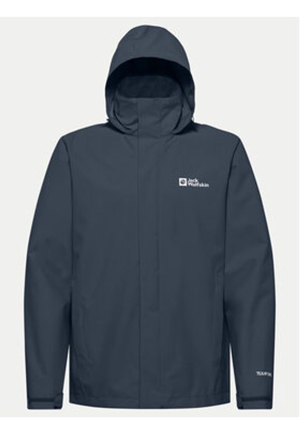 Jack Wolfskin Kurtka outdoor Trailtime 2l A63903 Granatowy Regular Fit. Kolor: niebieski. Materiał: syntetyk. Sport: outdoor