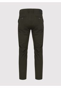 Pako Lorente - PAKO LORENTE – Zielone spodnie męskie o kroju Slim Fit. Kolor: zielony. Materiał: bawełna, elastan. Wzór: gładki. Styl: klasyczny #3