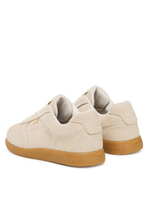 Liu Jo Sneakersy Connor 01 BF5069 PX002 Beżowy. Kolor: beżowy. Materiał: zamsz, skóra
