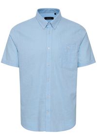 Matinique Koszula Trostol 30206086 Błękitny Regular Fit. Kolor: niebieski. Materiał: bawełna, len