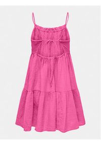only - ONLY Sukienka letnia Thyra 15317781 Różowy Regular Fit. Kolor: różowy. Materiał: bawełna. Sezon: lato