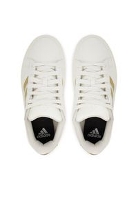 Adidas - adidas Sneakersy Grand Court Platform JR0699 Biały. Kolor: biały. Materiał: skóra. Obcas: na platformie #6
