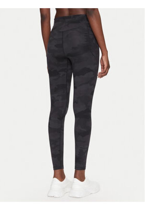 Under Armour Legginsy Meridian Printed 1383603 Czarny Slim Fit. Kolor: czarny. Materiał: syntetyk