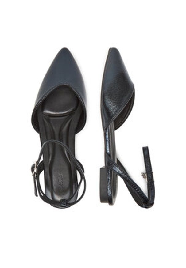 DeeZee Baleriny E6005-117 Czarny. Kolor: czarny. Materiał: syntetyk, materiał