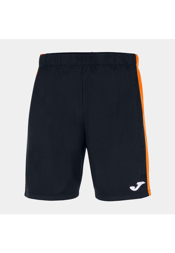 Spodenki do piłki nożnej dla chłopców Joma Maxi. Kolor: czarny, pomarańczowy, wielokolorowy. Materiał: poliester. Sport: piłka nożna
