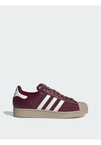 Adidas - adidas Sneakersy Superstar II KJ9949 Bordowy. Kolor: czerwony. Materiał: zamsz, skóra. Model: Adidas Superstar #1