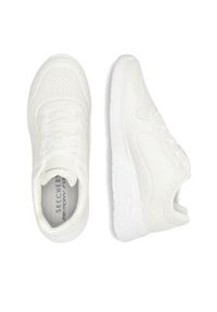 skechers - Skechers Sneakersy 8750063 WHT Biały. Kolor: biały. Materiał: syntetyk