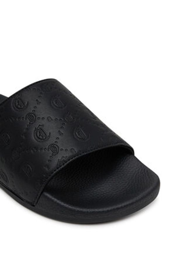 Just Cavalli Klapki 78RA3SZ5 ZSC31 Czarny. Kolor: czarny