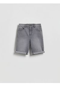 Reserved - Jeansowe szorty - jasnoszary. Kolor: szary. Materiał: jeans #1