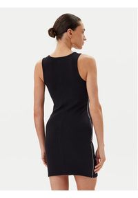 Calvin Klein Jeans Sukienka codzienna LV044C203G Czarny Slim Fit. Okazja: na co dzień. Kolor: czarny. Materiał: bawełna. Typ sukienki: proste. Styl: casual #3