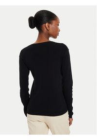 United Colors of Benetton - United Colors Of Benetton Sweter 1091D1M08 Granatowy Regular Fit. Kolor: czarny. Materiał: bawełna #10