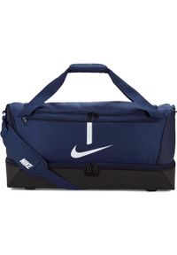 Torba sportowa Nike Academy Team Hardcase usztywnione dno z komorą na buty 59L. Kolor: niebieski
