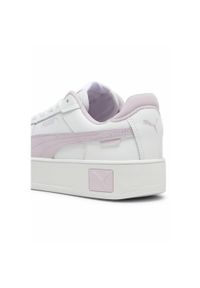 Puma - Młodzieżowe sneakersy Carina Street PUMA White Grape Mist Purple. Okazja: na co dzień. Kolor: fioletowy, wielokolorowy, biały. Materiał: skóra. Sport: turystyka piesza #1