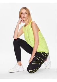 DKNY Sport Top DP3T9217 Żółty Classic Fit. Kolor: żółty. Materiał: bawełna. Styl: sportowy #2