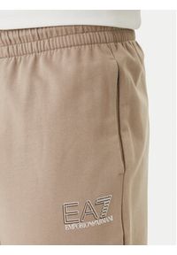 EA7 Emporio Armani Dres 7M001317 AF13512 U6167 Beżowy Regular Fit. Kolor: beżowy. Materiał: bawełna #5
