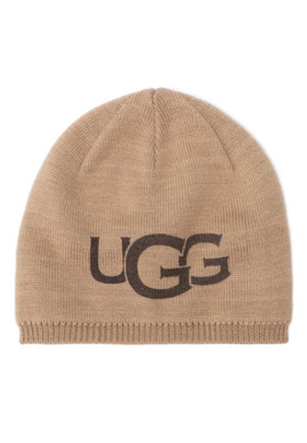 Ugg Śniegowce I Baby Neumel & Ugg Beanie 1104729I Brązowy. Kolor: brązowy. Materiał: skóra