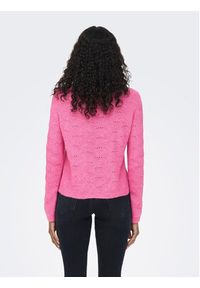 only - ONLY Sweter 15234745 Różowy Regular Fit. Kolor: różowy. Materiał: syntetyk #7