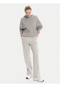 Weekend Max Mara Spodnie dresowe Folk 2525786011 Szary Relaxed Fit. Kolor: szary. Materiał: bawełna #4