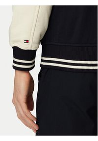 TOMMY HILFIGER - Tommy Hilfiger Bluza Colour-Blocked Terry MW0MW43091 Granatowy Regular Fit. Kolor: niebieski. Materiał: bawełna #4