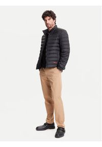 Hugo - HUGO Kurtka przejściowa 50544999 Czarny Regular Fit. Kolor: czarny. Materiał: syntetyk