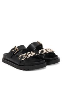 Guess Klapki FLJFT5 ELE03 Czarny. Kolor: czarny. Materiał: skóra #2