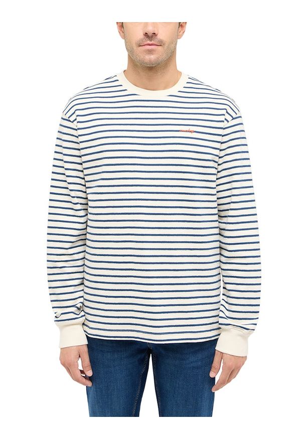 Męski Longsleeve Mustang Style Amarillo Summer Stripe 1016292 12578. Długość rękawa: długi rękaw