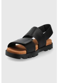 Camper sandały skórzane Brutus Sandal męskie kolor czarny. Zapięcie: rzepy. Kolor: czarny. Materiał: skóra #4