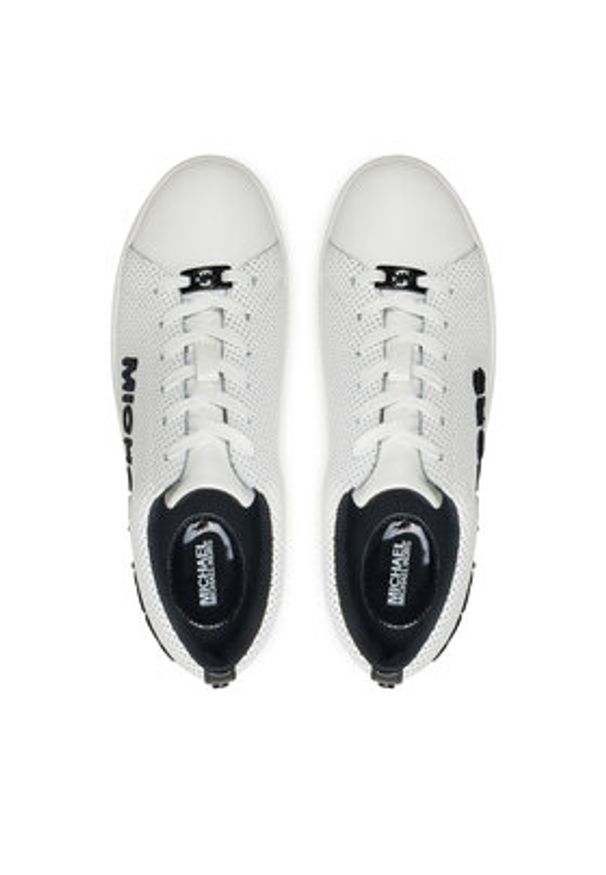 MICHAEL Michael Kors Sneakersy Keaton Lace Up 43R5KEFS1L Biały. Kolor: biały. Materiał: skóra
