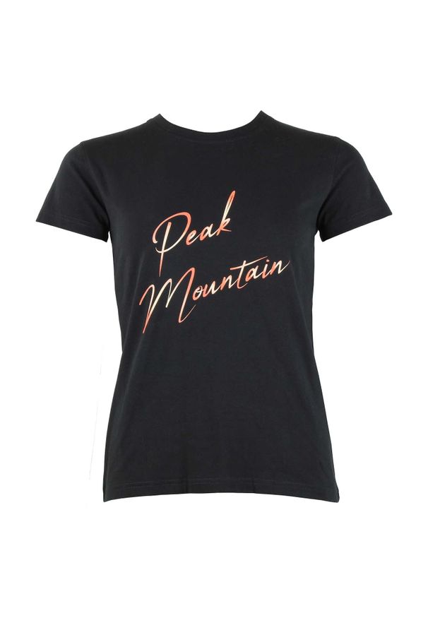 PEAK MOUNTAIN - Koszulka damska Peak Mountain Atresor. Kolor: czarny. Długość rękawa: krótki rękaw. Długość: krótkie. Sport: outdoor