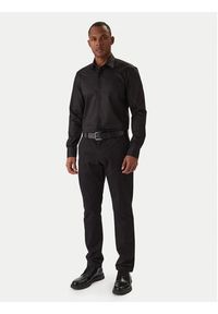 BOSS Koszula H-Hank 50550653 Czarny Slim Fit. Kolor: czarny. Materiał: bawełna #3