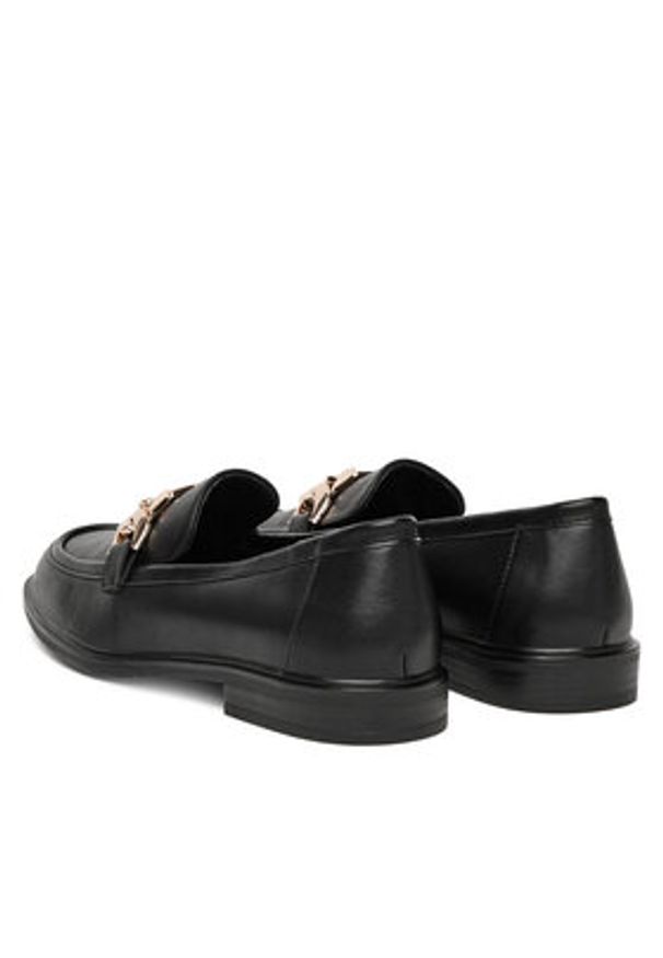 DeeZee Loafersy 13293-8 Czarny. Kolor: czarny. Materiał: skóra