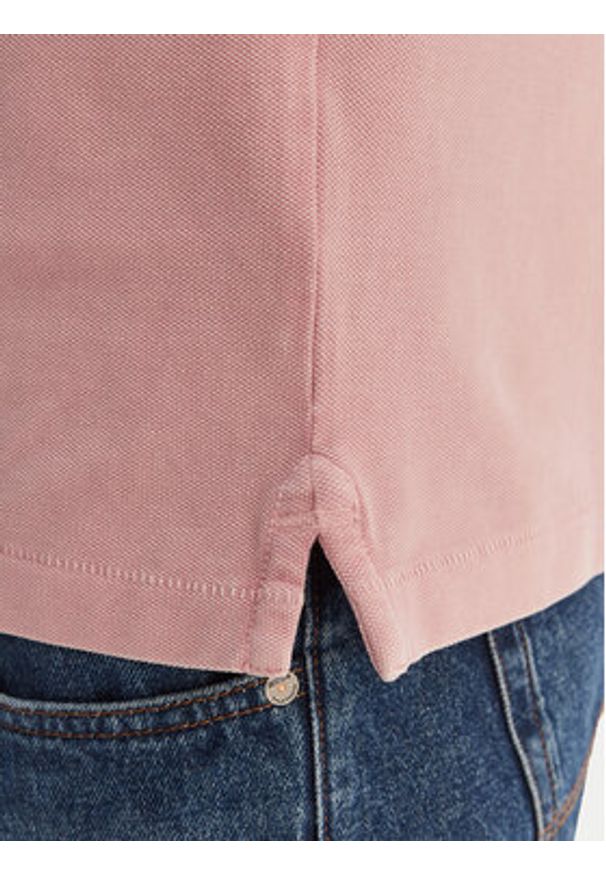 Napapijri Polo Elbas NP0A4GDL Różowy Regular Fit. Typ kołnierza: polo. Kolor: różowy. Materiał: bawełna