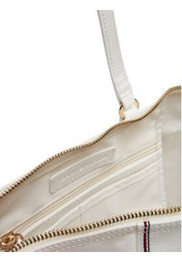 TOMMY HILFIGER - Tommy Hilfiger Torebka Poppy Tote Corp AW0AW17205 Écru #3