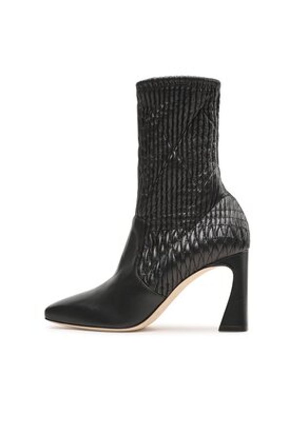 Alberta Ferretti Botki 22251A6102 8011 Czarny. Kolor: czarny. Materiał: skóra
