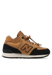 New Balance Sneakersy PV574HXB Brązowy. Kolor: brązowy. Materiał: zamsz, skóra. Model: New Balance 574