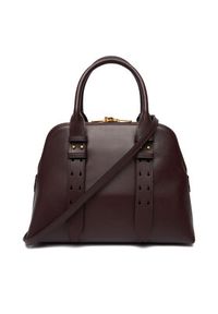 Pinko - PINKO Torebka Bowling Bag Medium AI 25-26 PLTT 105906 A0QO Bordowy. Kolor: czerwony. Materiał: skórzane #3